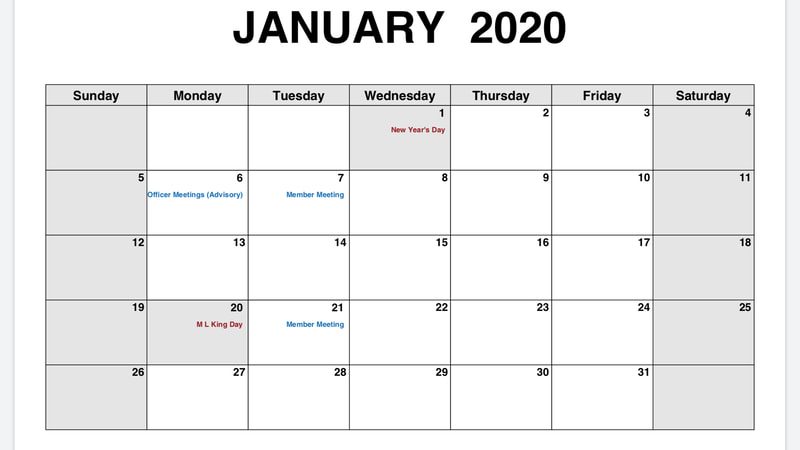 Meetings Calendar - Pathway